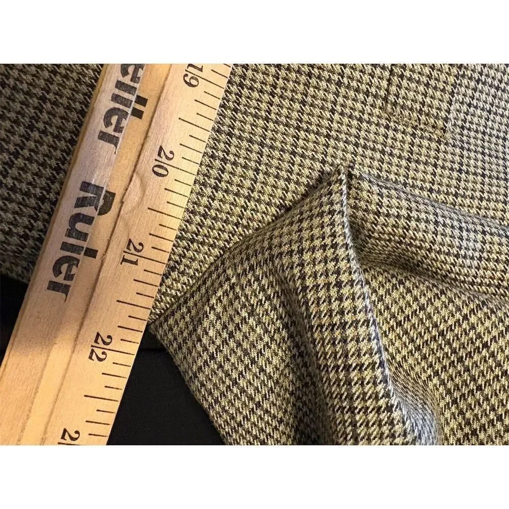 Michael Kors Men's Black Check Blazer Jacket Size 42 LFormal Wear